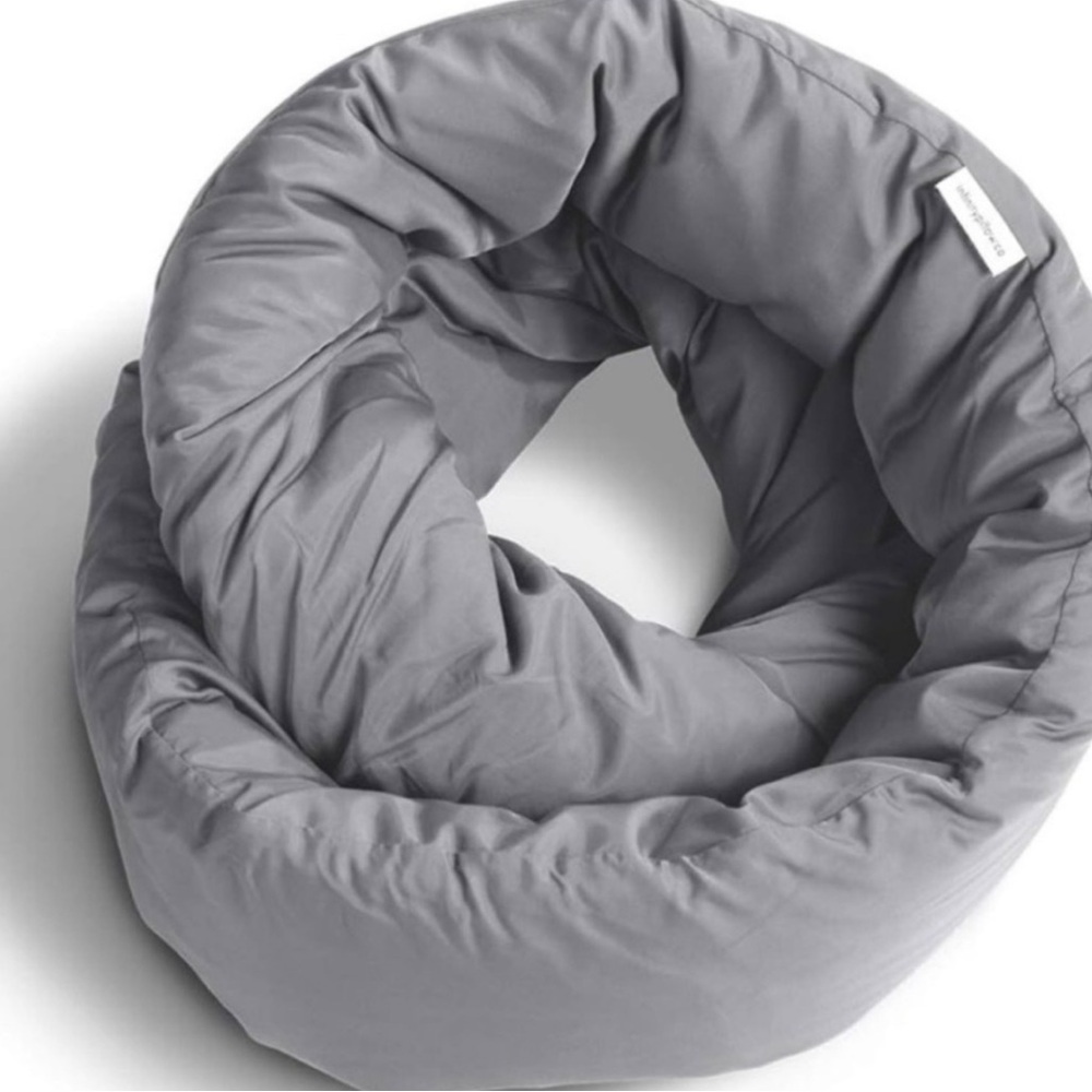 ❤️ Huzi Infinity Pillow Travel Neck Pillow Versatile Soft 360 Support Scarf NWT